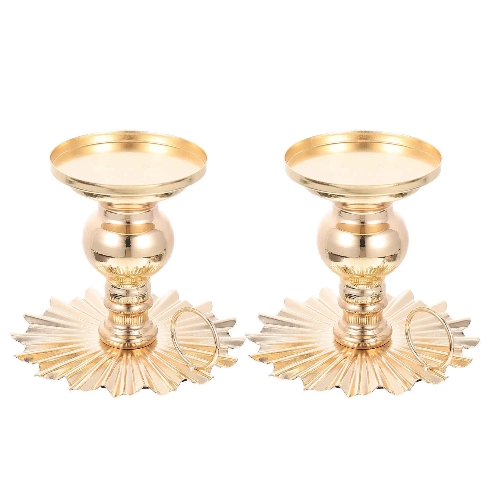 2pcs Premium Iron Holders Elegant Decorative Candlestick For Home Wedding Party Romantic Dinner Table Decor Adorn