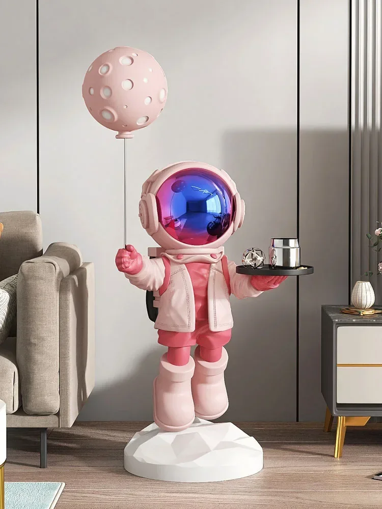 

Nordic Home Decor Astronaut Statue Luxury Living Room Decoration Tray Large Resin Sculpture Decoration Home Accessories Figurine