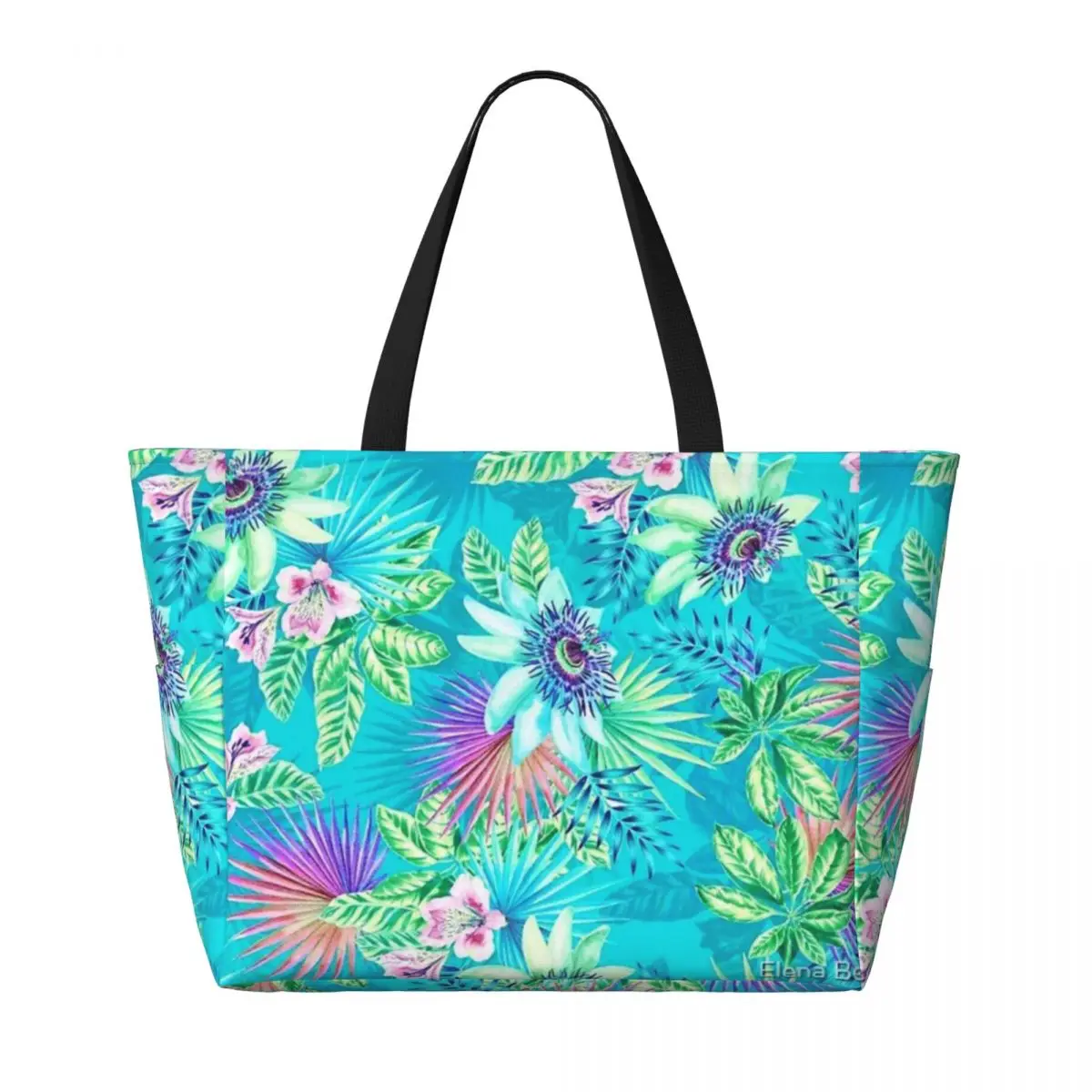 Passion Fruit Beach Travel Bag, Tote Bag Modern Adult Out Shoulder Bag Multi-Style Pattern