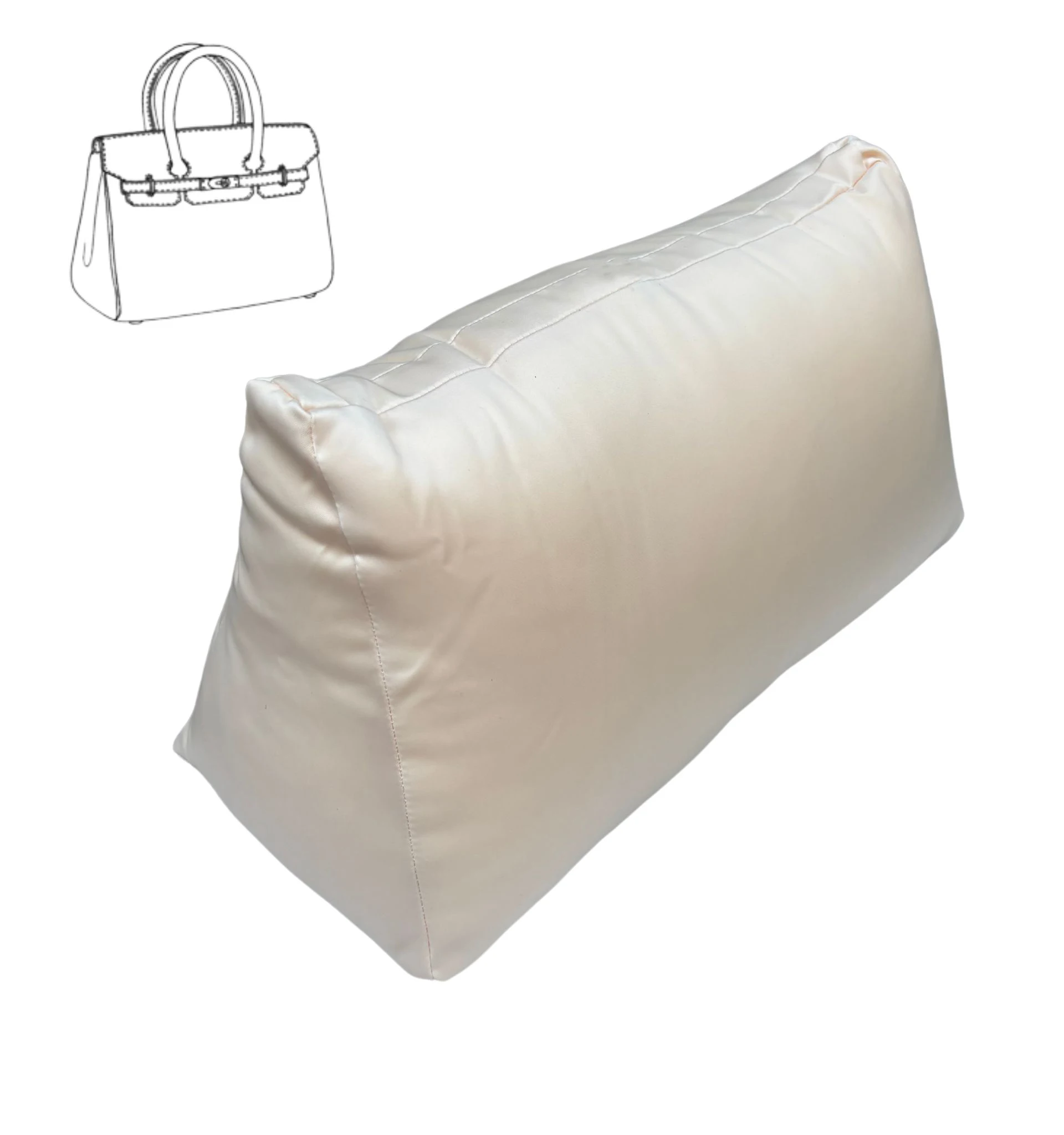 For H Birkin 25 30 35 40 Handbag Storage Silky Pillow, Luxury Handbag Pillow Shaper, Women's Base Shaper, Handbag Shaper Pillow