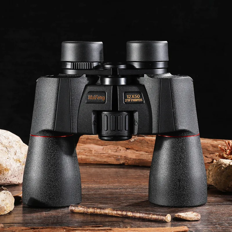 High Power Binocular Maifeng 12X50 ED Glass Long Range Camping Equipment Hunting Professional Powerful Telescope BAK4 Lll Night