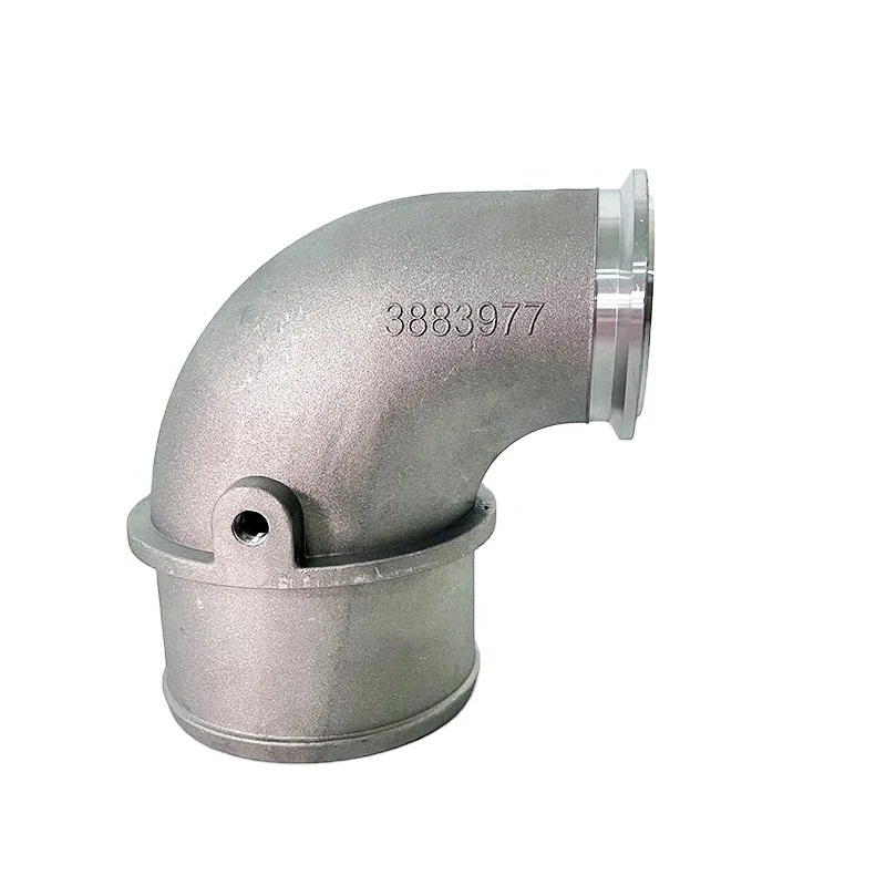 

ATV&UTV6CT Engine Parts Turbo Air Transfer Pipe 3883977 for Foton Cummins Exhaust Pipe Aluminum Tube Turbocharger Connection P