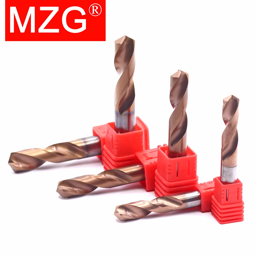 

MZG 120 Dgrees HRC50 Tungsten Carbide Drills Metal Drill WGZT 0.5-13.0mm For Hard Metalworking CNC Lathe Steel Drilling Tool