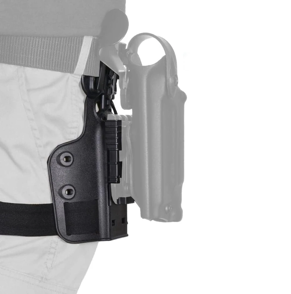 Tactical Drop Leg Platform Thigh Rig Panel Adapter for Holster, with Anti-slip Thigh Strap & Quick Release Buckle