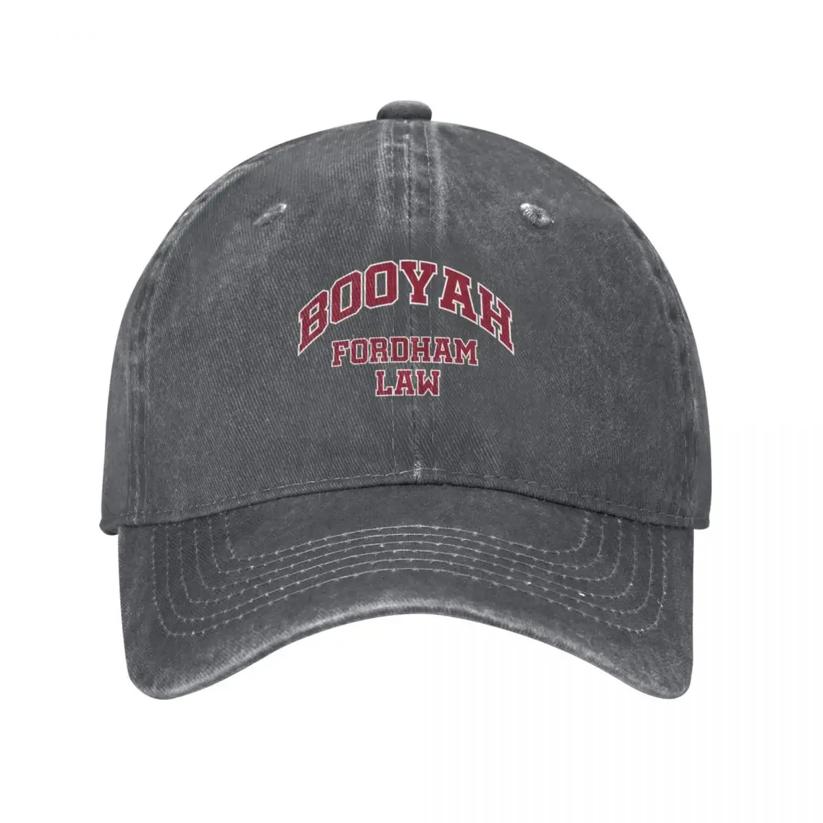 BOOYAH Fordham Law college style Baseball Cap Hat Baseball Cap Streetwear Fashion Beach Mens Tennis Women's