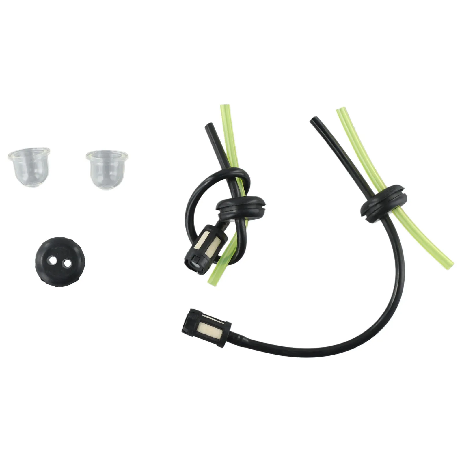 2 مجموعات مرشح الوقود خرطوم الوقود الختم مع لمبات فتيلة ل Brushcutter أداة تشذيب الحافة حديقة جزازة العشب اكسسوارات أدوات الحدائق