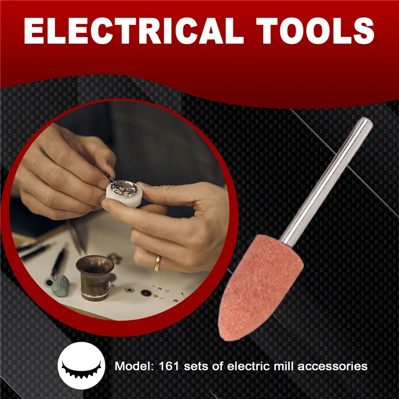 

2025 Hot Style 161 Pcs Electric Engraving Mini Drill Polishing Machine Variable Speed Rotary Tool Accessories For Dremel 3000 40