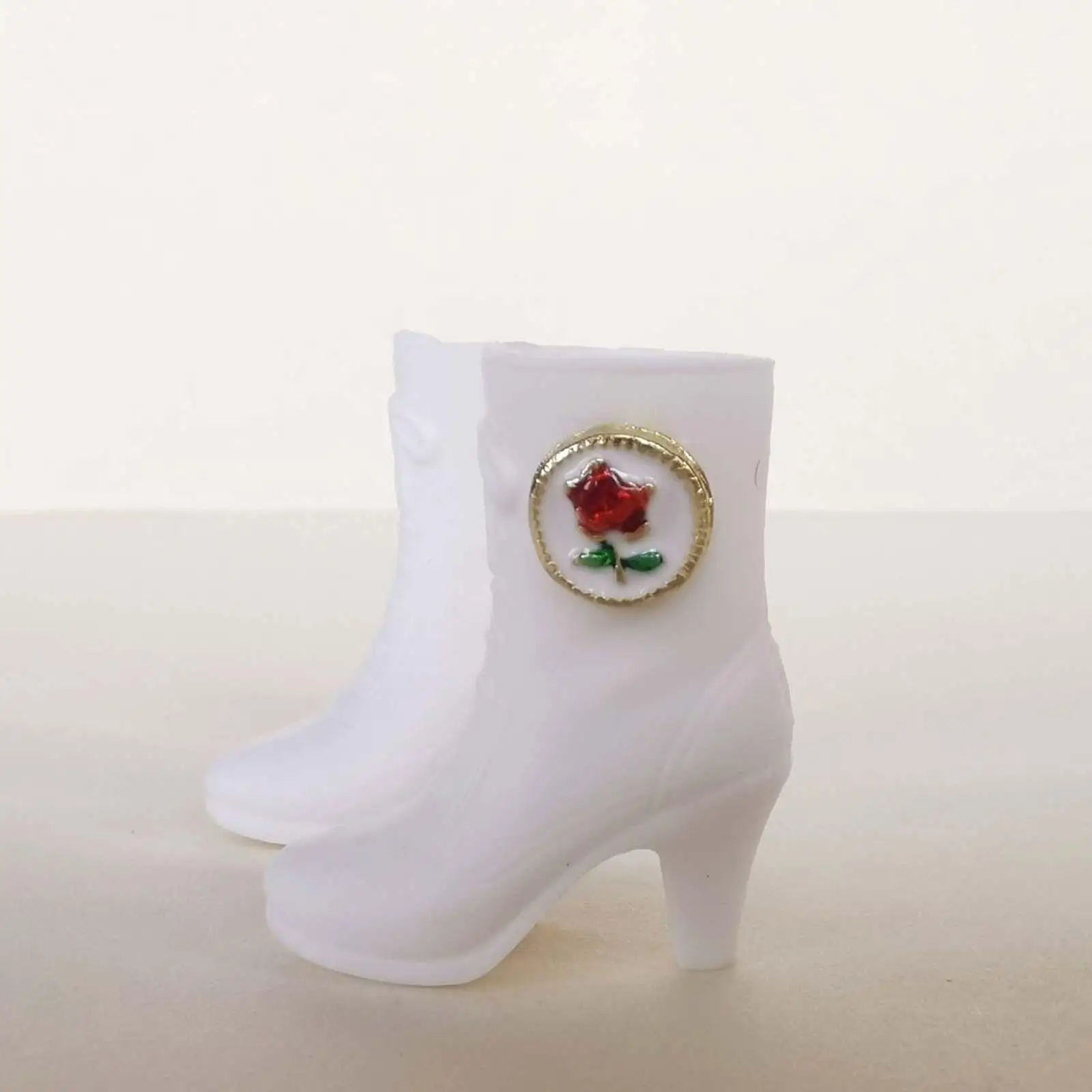 Miniature Figure Shoes ABS Plastic Boots High Heels Doll Accessories for 1 6 Scale BJD Action Figures