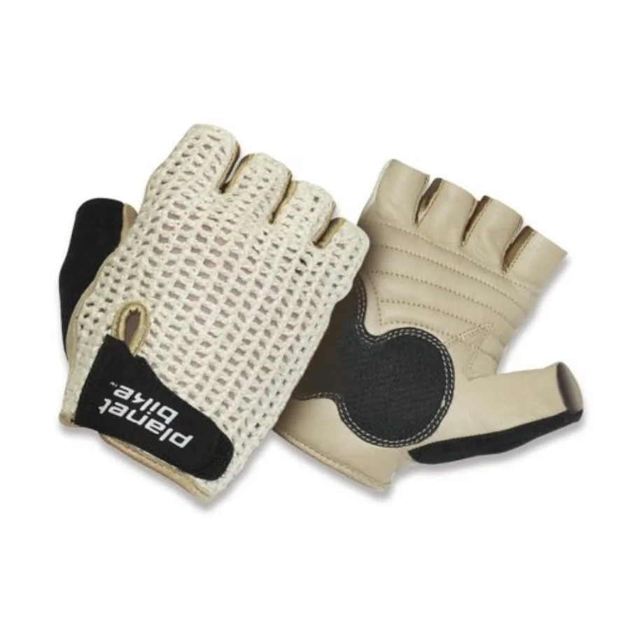 قفازات ركوب الدراجات باللون البيج لقبضة معززة وراحة أثناء ركوب الدراجات الطويلة مثالية لركوب الدراجات على الطرق والجبال مع تهوية #1