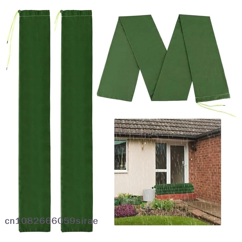 （CC44）Heavy Duty Flood Reusable Canvas Flood Control Sandbags Large Capacity Water Barriers Home Garage Flood