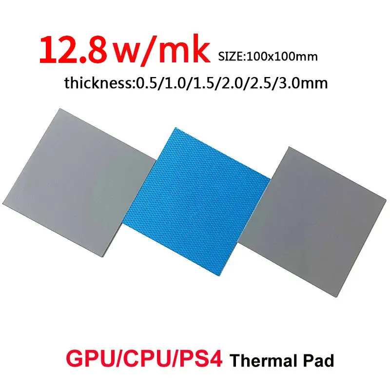 12.8 واط/Mk تبديد الحرارة بطانة حماية من السيليكون وحدة المعالجة المركزية/Gpu بطاقة الرسومات تبريد المياه لوحة حرارية حصيرة اللوحة الأم سيليكون الشحوم الوسادة #6