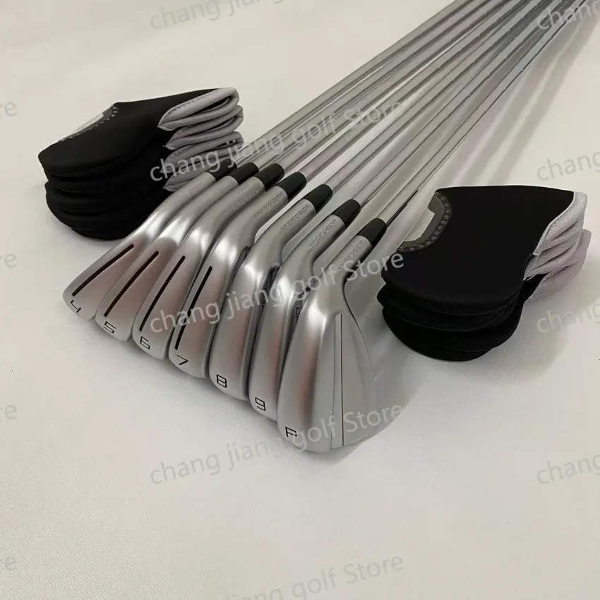 24 New Men's Golf Clubs silvery p790 Golf Irons fifth generation 7pcs 4-9P R/S/SR Flex Steel/Graphite Shaft