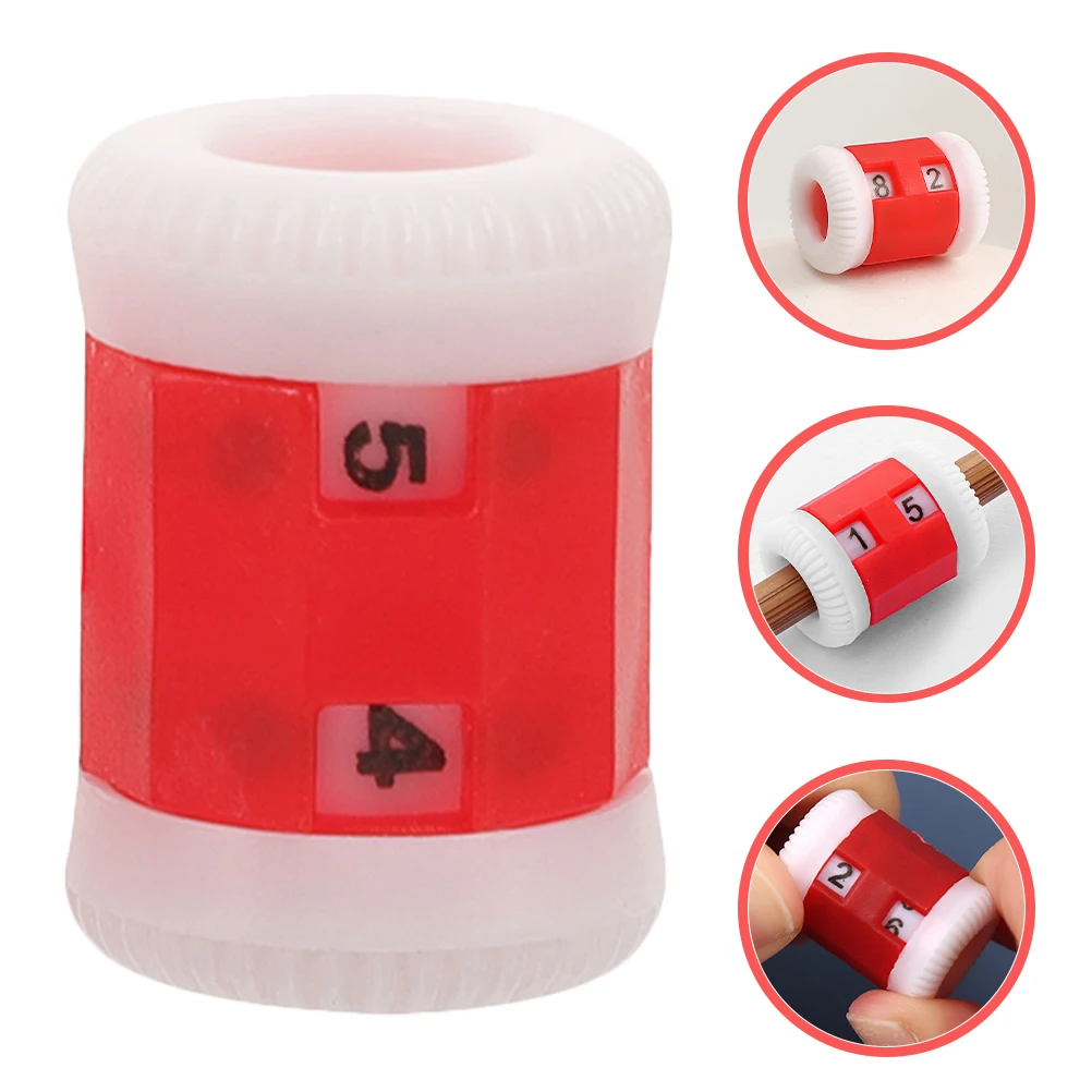 

10 Pcs Knitting Stitch Counters Plastic Spiral Markers for Yarn Crochet Needles Gauge Tools Storage Wide Application Efficient