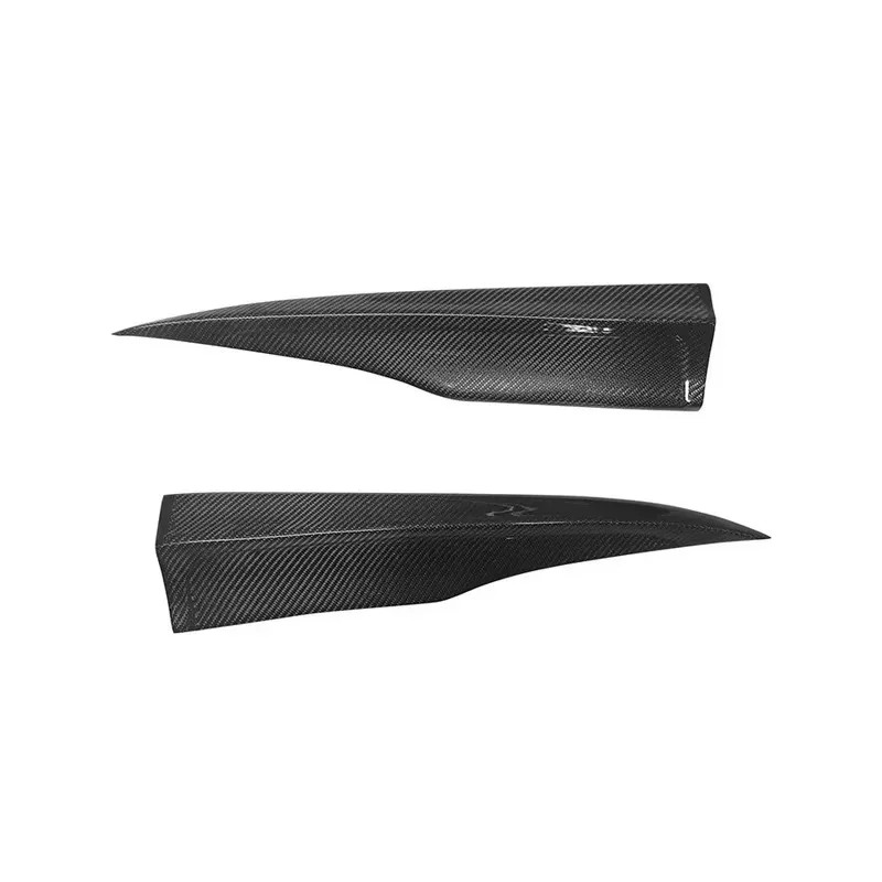for Mercedes Benz C Class W204 C63 AMG 2007-2014 Carbon Fiber wrap angle Car Rear Bumper Splitter Corner Trim Upgrade Body Kit view 4