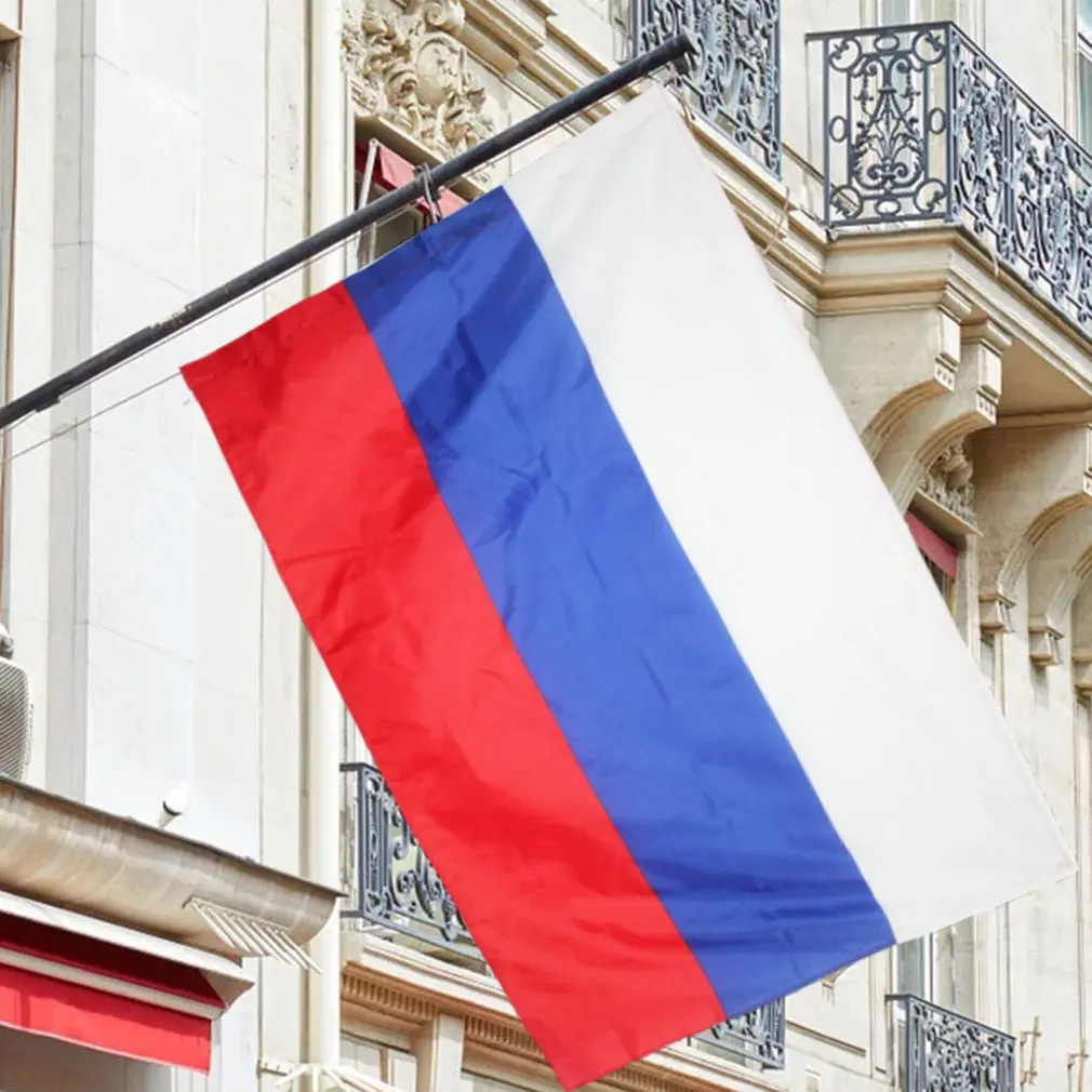 90*150 سنتيمتر العلم روسيا العلم الوطني راية مكتب النشاط موكب مهرجان ديكور المنزل روسيا بلد العلم الرئاسي