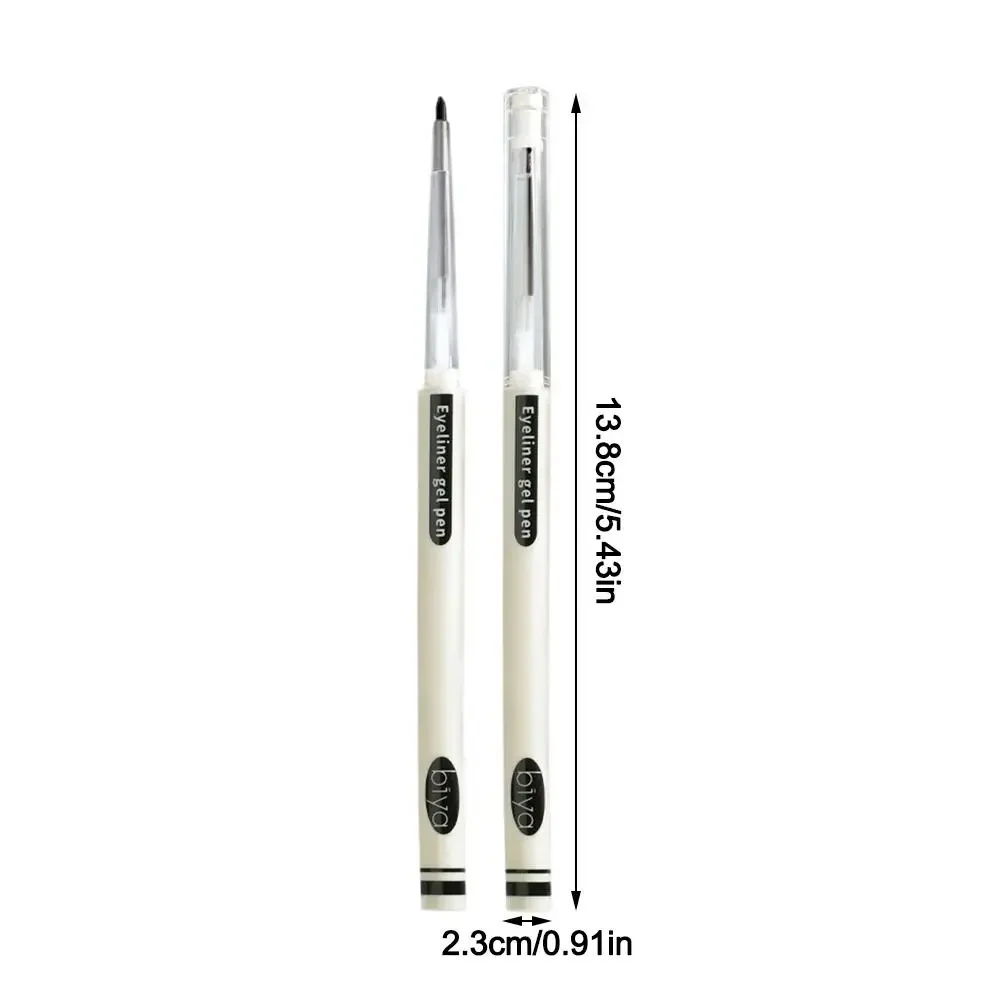 قلم تحديد عيون جل مقاوم للماء ومقاوم للتلطخ، قلم تحديد عيون طويل الأمد وعالي الصباغ، قلم تحديد العيون بالتفصيل