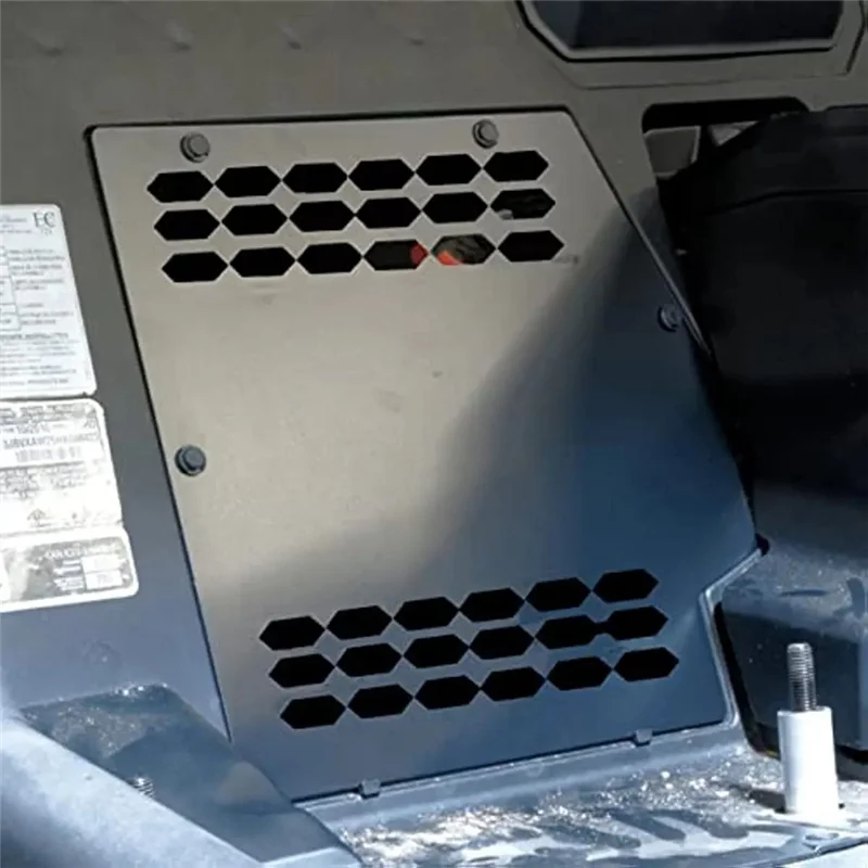 

A77T-UTV Battery Dust Cover Kit For Can Am Maverick X3 2015-2022 UTV Dust-Proof Battery Protective Plates Accessories