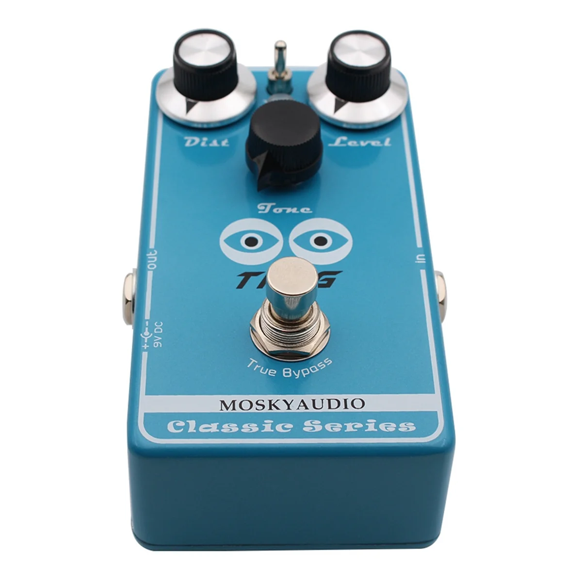 A79E-Mosky Thug High Gain Classic Distortion Effect Pedal for Electric Guitar,3 Distortion Tone with Dist Level and Tone Control