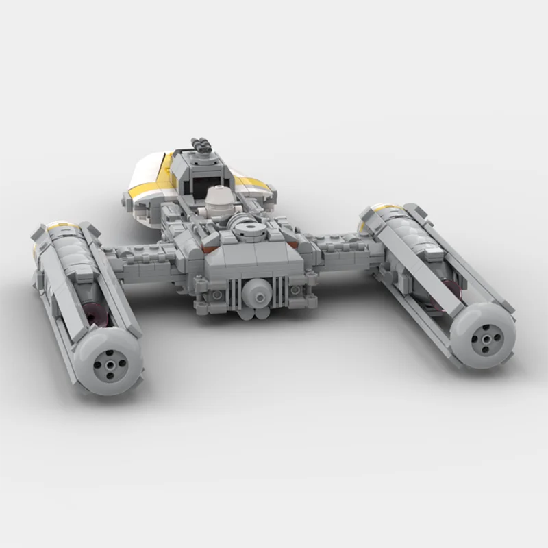 607 pièces MOC vaisseau spatial Y aile minifigure échelle modèle blocs de construction modulaires enfants assemblage affichage jouets Festival cadeau Surprise