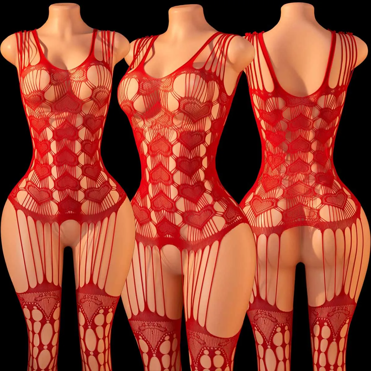 

Sexy Body Lingerie Bodysuit Underwear Stocking Tight Sexy Transparent Pornos Suit Women Intimates Hose Black Mesh Bodystocking