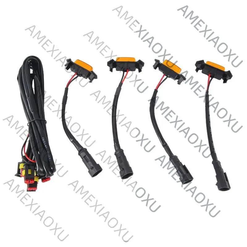AMEXIAOXU For Toyota Tacoma TRD 2016 -2020 Front Grille Lighting LED Grille Lights Kit 4 PCS