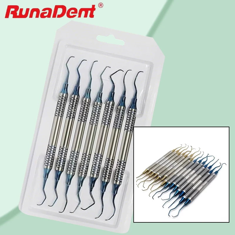 

Набор стоматологических инструментов Gracey Curette из 7 предметов: профессиональный ручной набор для чистки зубов для стоматологов