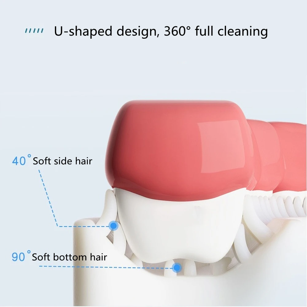 Baby Toothbrush Children 360 Degree U-shaped Child Toothbrush Teethers Soft Silicone Baby Brush Kids Teeth Oral Care Cleaning