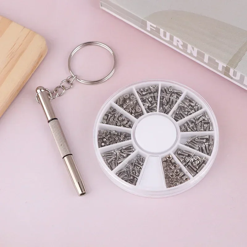 

240Pcs Assorted Screws Nuts Mini Small Screws For Repairing Phone Watches Eye Glasses M1 To M1.4 For Glasses Bolts And Nuts