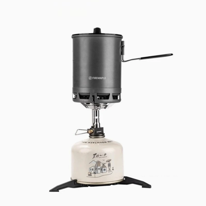 Fire Maple Qingshan G3 Camping Stove Set Heat Exchange Pot 2800W Piezo Ignition Windproof Ultralight 279g Portable Cookware