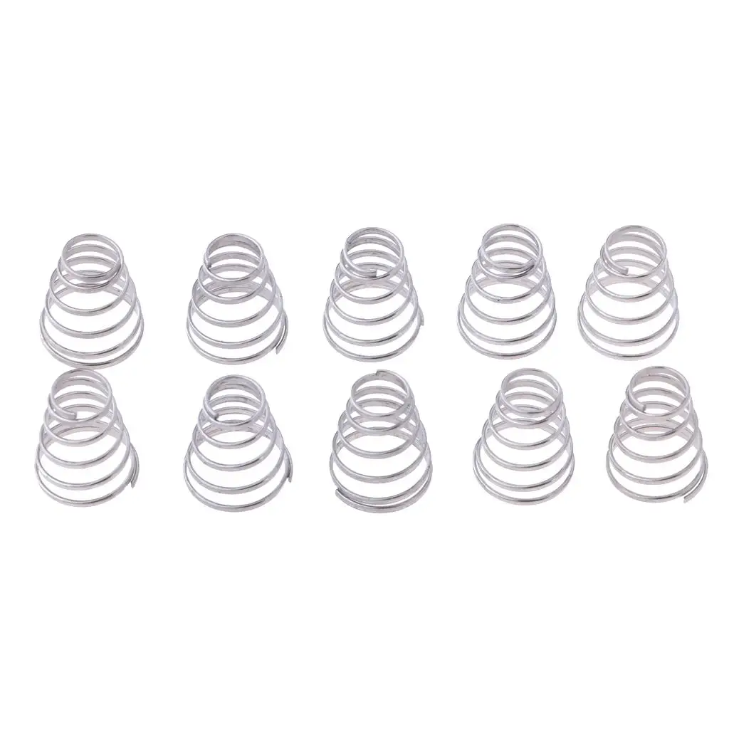 

Комплект из 10 сменных пружинных деталей из нержавеющей стали для шампуров с полой валом