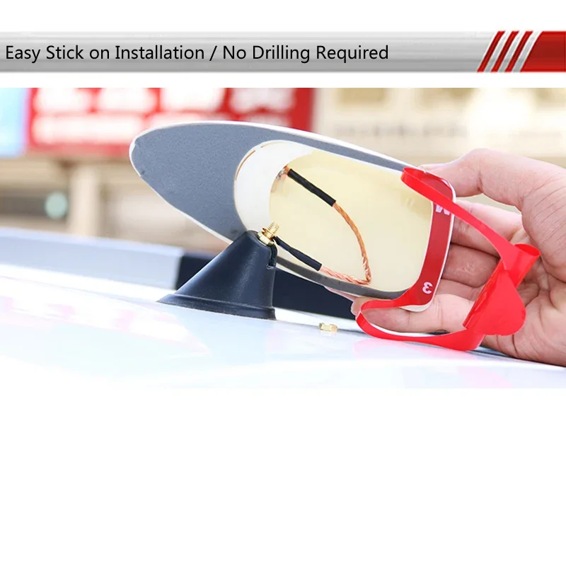 هوائي زعانف القرش لسيارة فولكس فاجن بولو جولف 4 5 6 تيجوان ماجوتان ساجيتار CC باسات b5 b6 أودي A3 A4 A6 Q5 A1 A3 A5 A8 #4