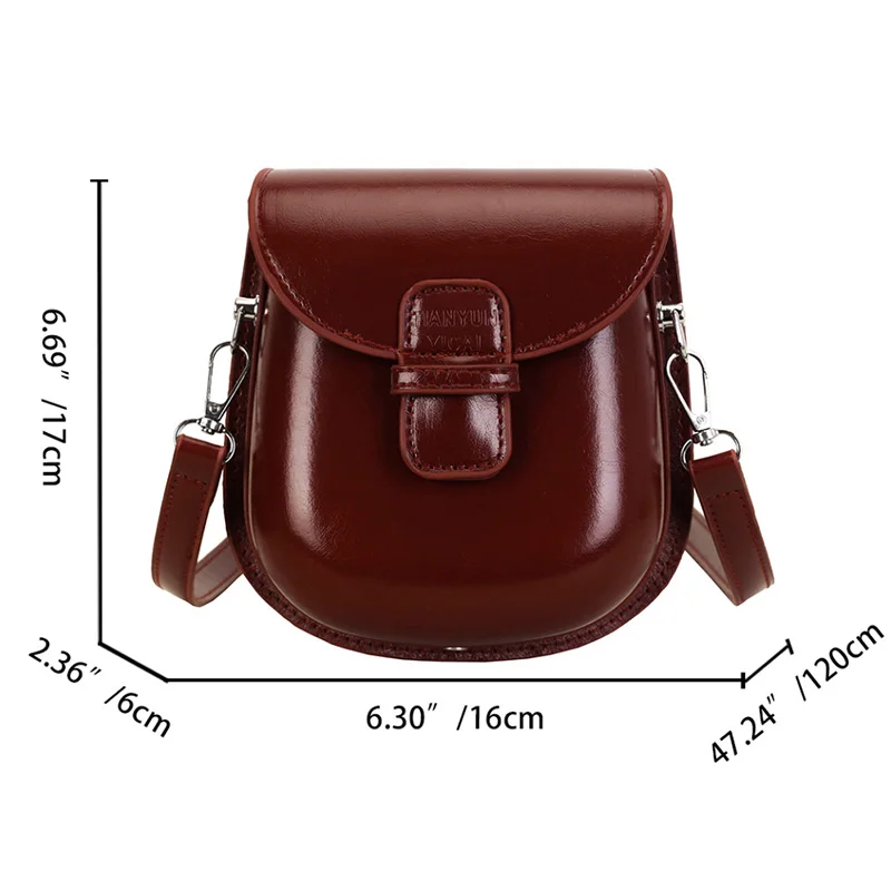 2025 Nieuwe Herfst Winter vrouwen Crossbody Tas Schoudertas Retro Mode Zadeltas High-End PU Leer Veelzijdige handtassen