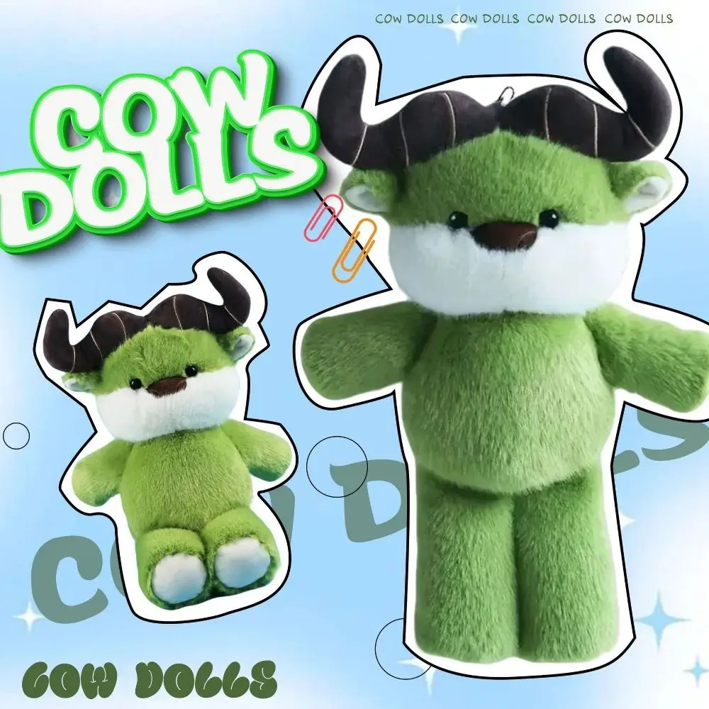 Presente criativo macio vaca pelúcia animal travesseiro de pelúcia suporte emocional bonito animais de pelúcia pelúcia travesseiro de pelúcia de 15.75 polegadas