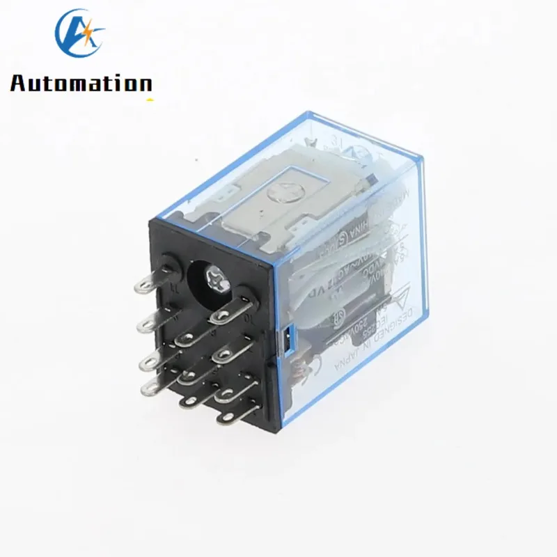 1 zestaw MY3 HH53P MY3NJ Micro Mini Coil Power Relay 11pin 3NO 3NC LED Lamp 5A AC 110V 220V z gniazdem 12V 24V — zdjęcie 7