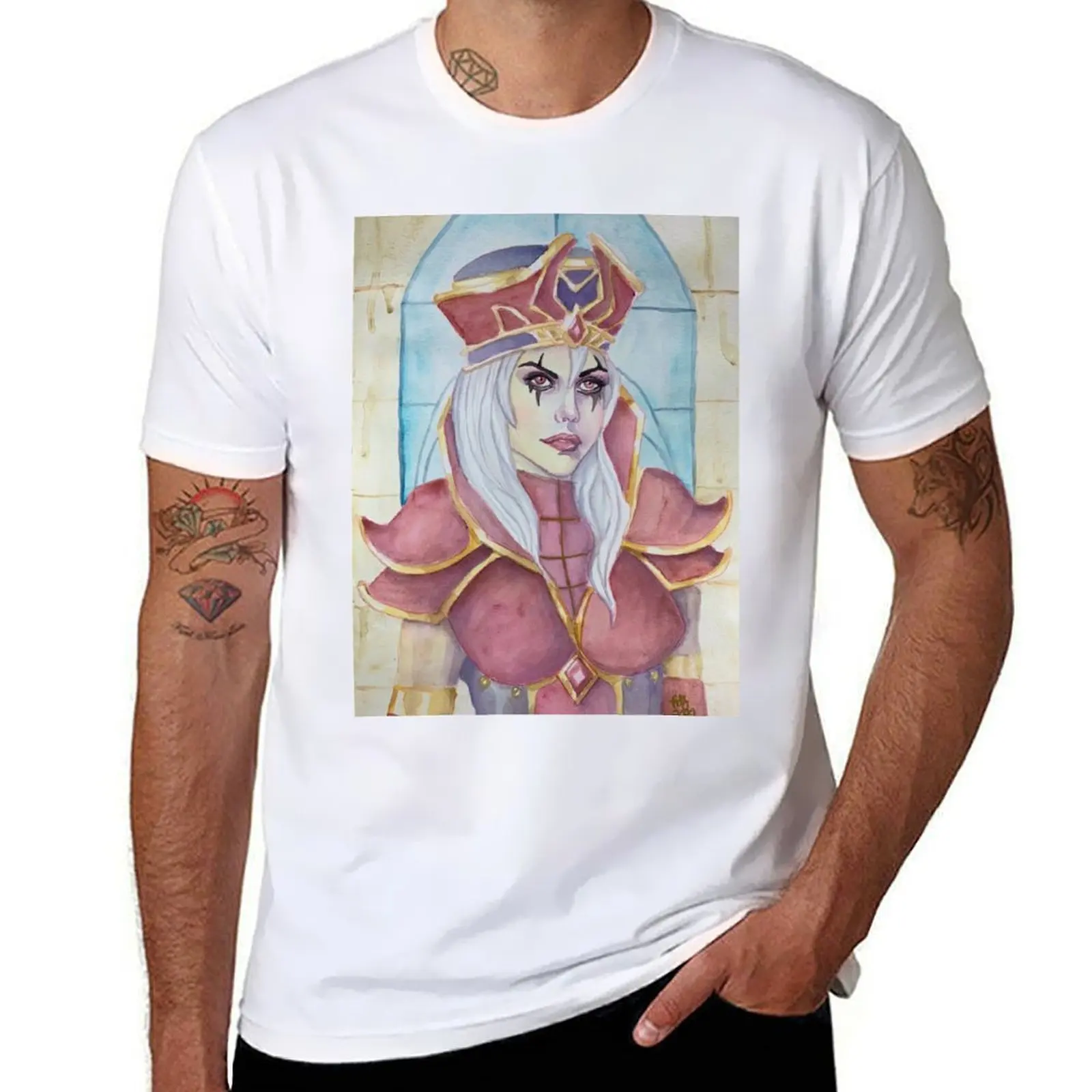 

High Inquisitor Whitemane T-Shirt man t shirts for men anime t shirts oversize T-Shirt