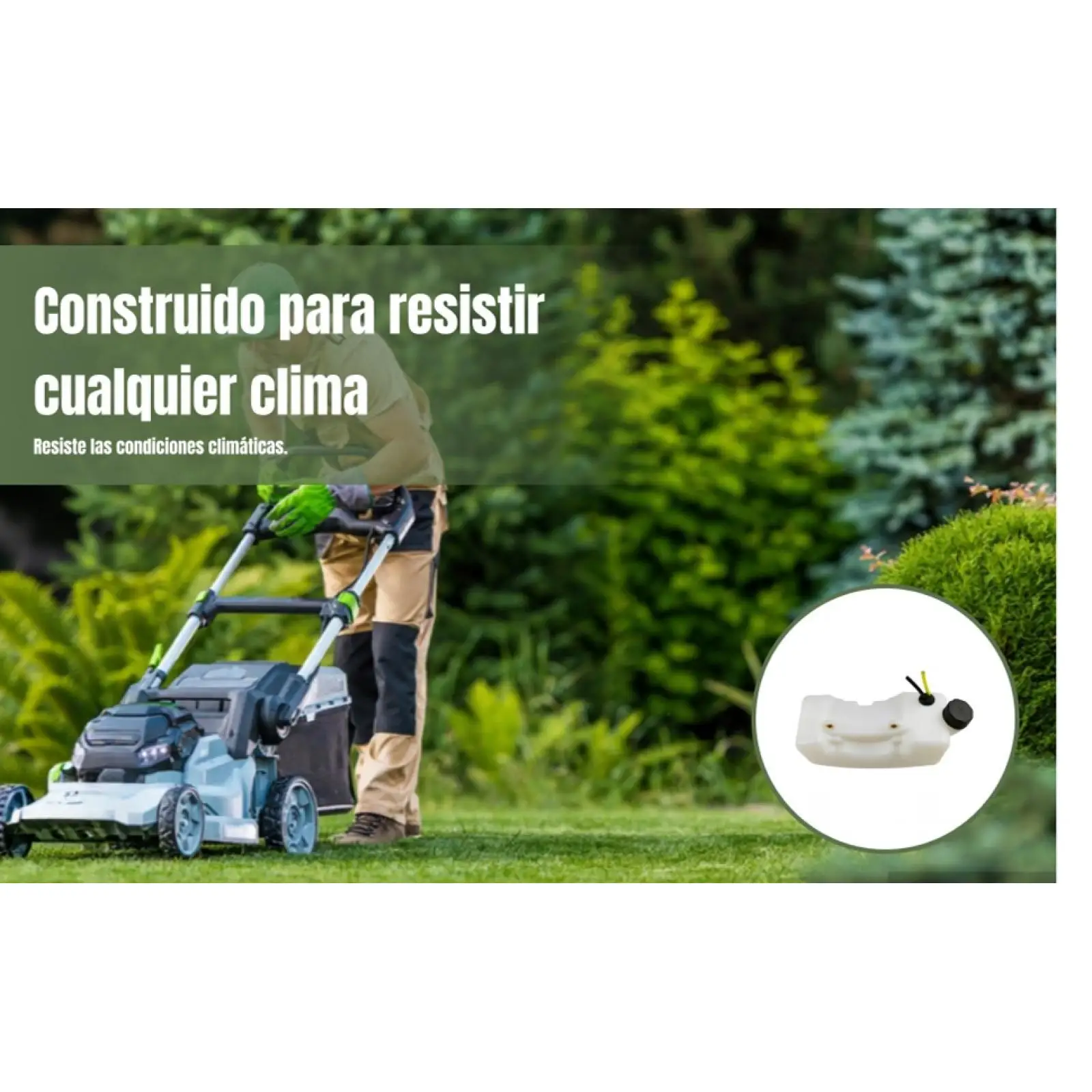 Durable Lawn Mower Gas Tank Plastic Fuel Reservoir for Rechargeable Grass Mowing Machine and Garden Use