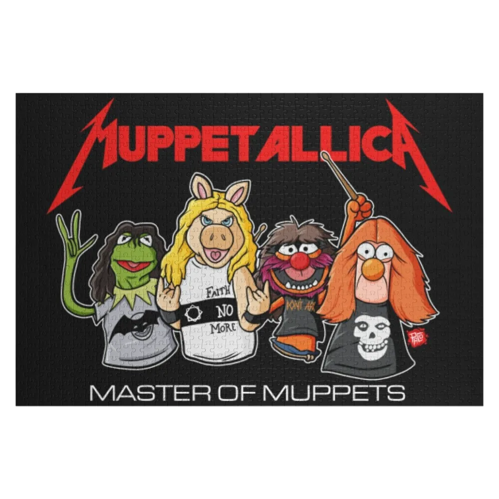 

Пазл Muppetallica с персонализированной фотографией, подарок для ребенка, настраиваемый подарок для ребенка, деревянный пазл на заказ
