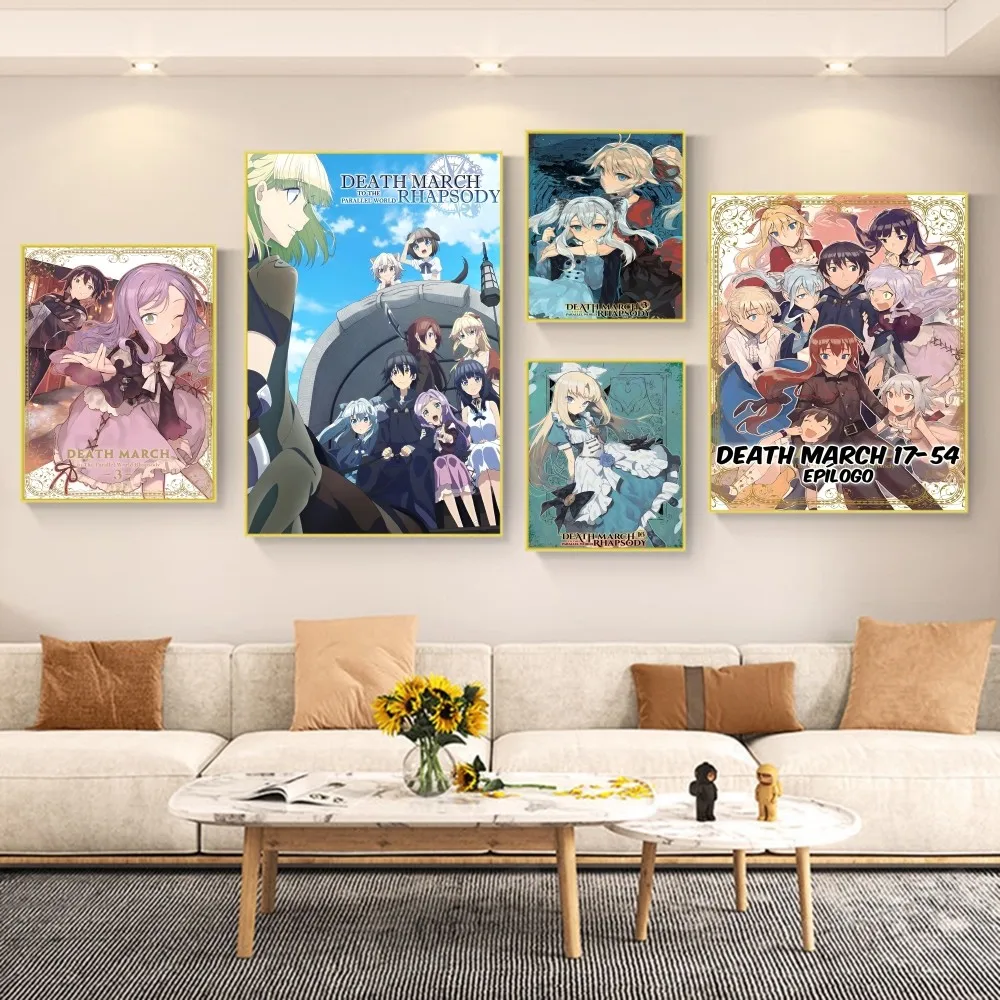 Death March to the Parallel World Rhapsody Classic Vintage Posters Whitepaper Prints Posters Artwork Kawaii Room Decor