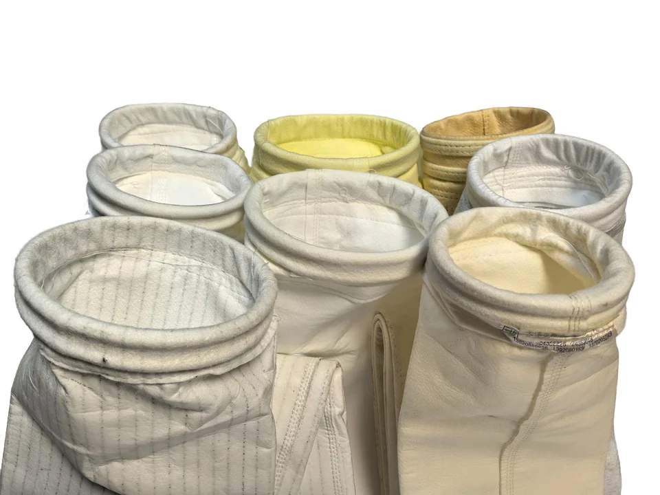 أكياس تصفية مجمع الغبار الصناعي المقاومة للماء والزيت ومضادة للكهرباء الساكنة، ثلاثة مقاومة للتجميع الفعال