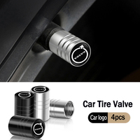 4Pcs Car Wheel Tire Valve Stem Caps Dust Cover Auto Accessories For Volvo C40 S40 S80L XC-Classic C70 CX70 Rdesign Olestar AWD