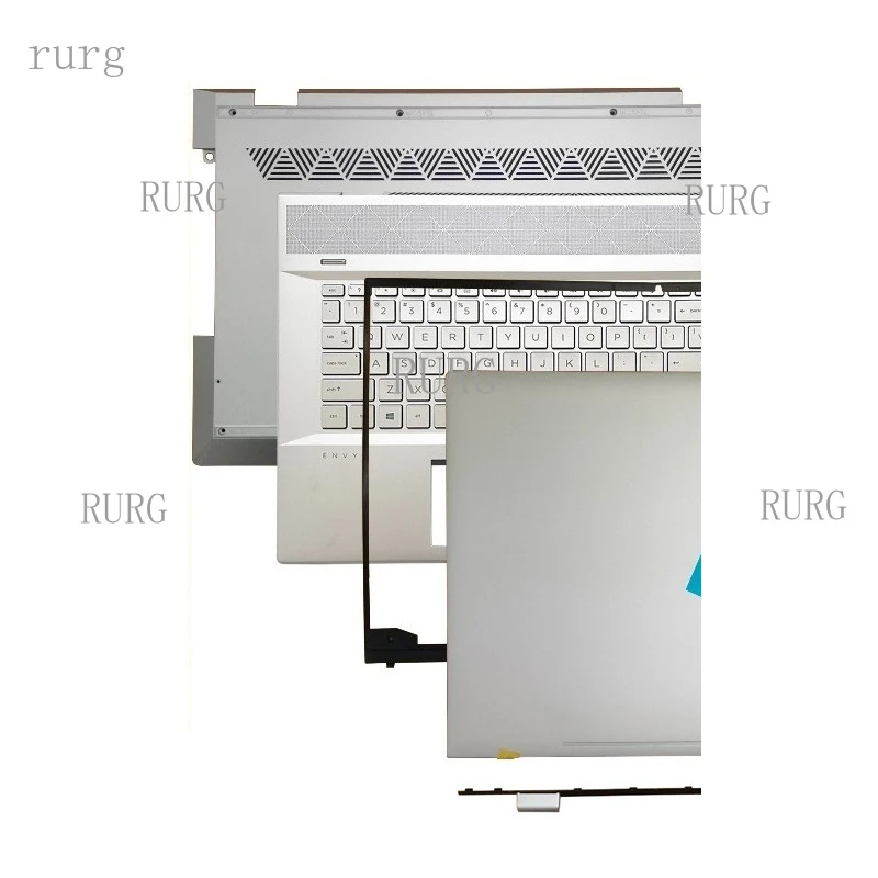 R+  Brand New for Hp ENVY 17-CE 17M-CE TPN-W145 LCD Back Cover+Baffle+Palm rest+Bottom Shell