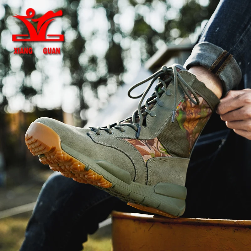 XG 2022 nuove scarpe da trekking all'aperto da uomo scarpe mimetiche militari stivali antiscivolo resistenti all'usura Sneakers da arrampicata traspiranti da donna