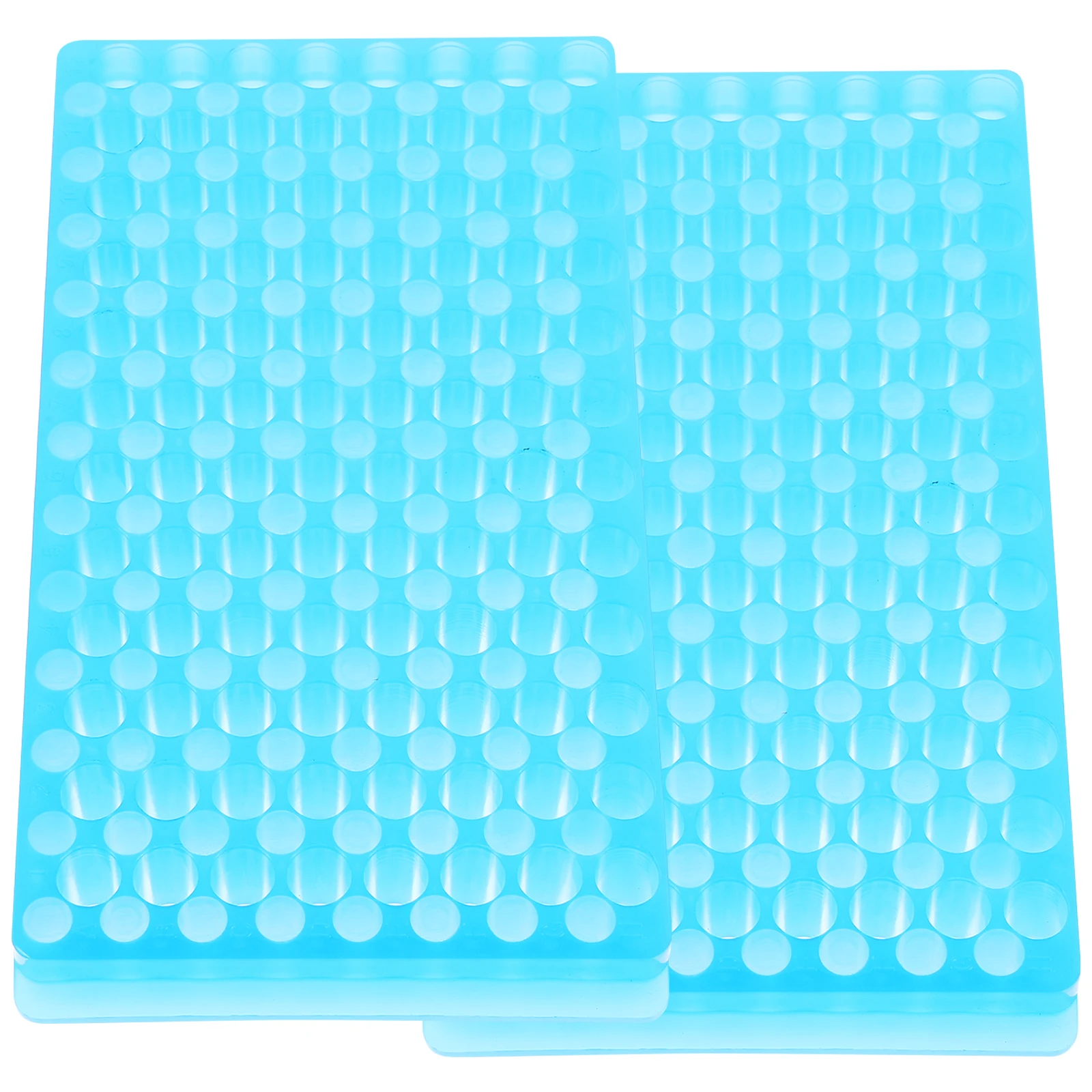 

2 Pcs Tube Rack Reusable Test Holder Lab Tubes Stand Storage Plastic