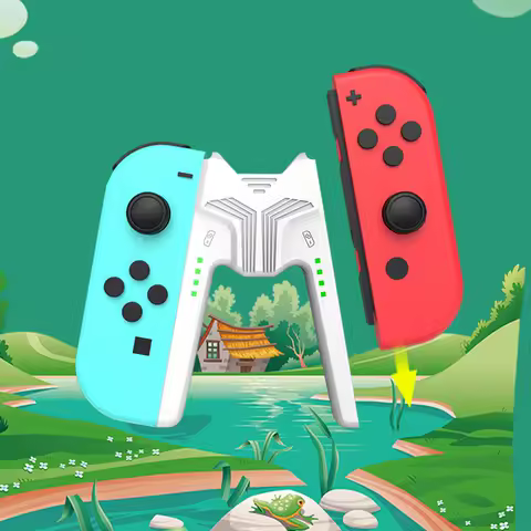 For Aolion Portable Charging Grip Bracket For Nintendo Switch/OLED Joycon Controller Charging Dock For Nintendo Switch Accessori