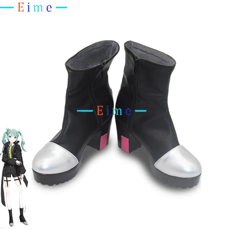 

PJSK Mikuu Cosplay Shoes Anime Accessories Cosplay Boots Halloween Carnival Props PU Shoes Custom Made