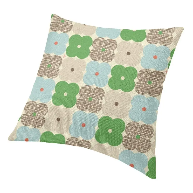 Orla Kiely Scandinavian Floral Modern Pillow Cover Home Decorative Cushion Case Double Sided Print Outdoor Cushion