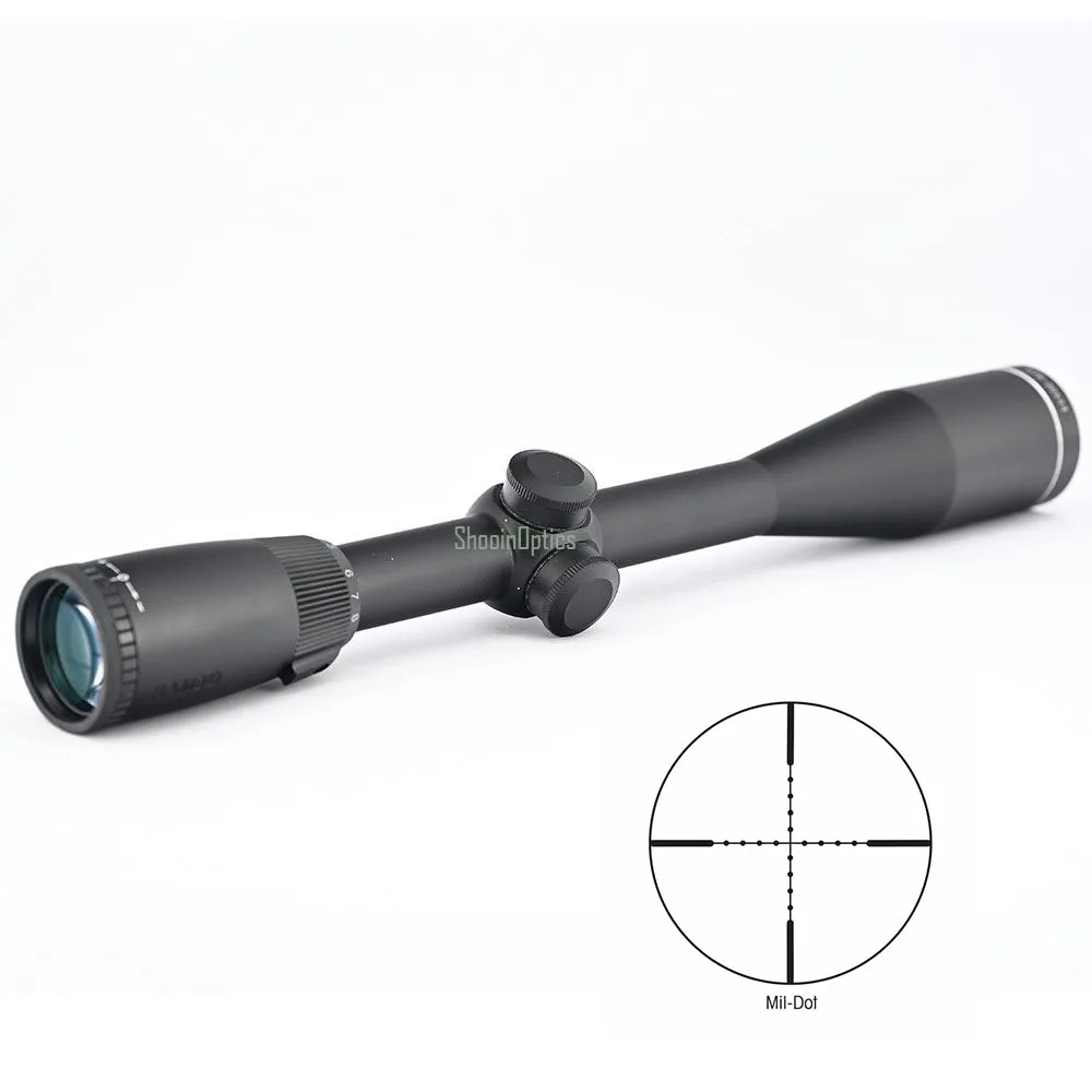 Shooin Optics HT 5-20x44 Mil Dot Rifle Scope 1 inch 25.4mm Tube 1/4 MOA Hunting Riflescope M5226