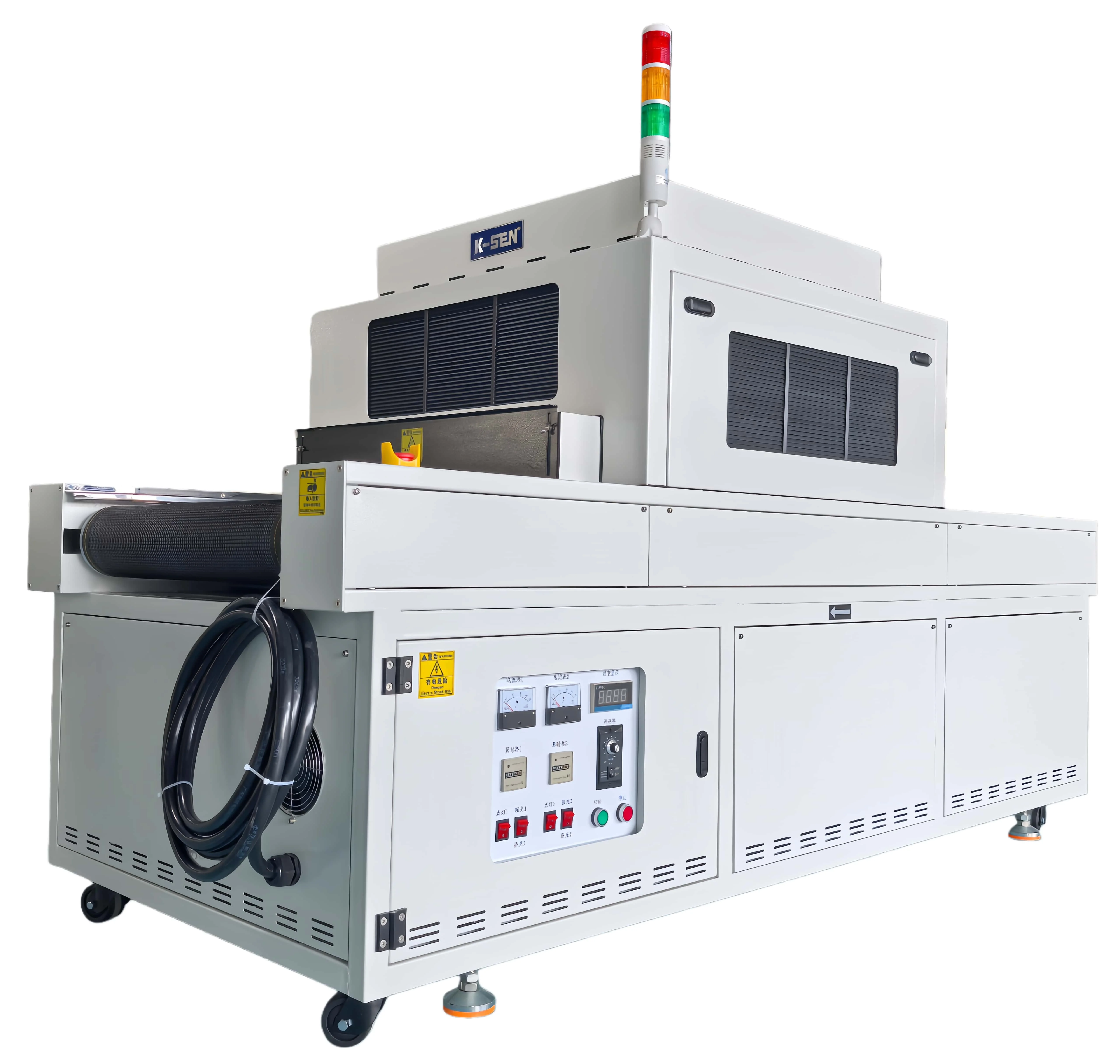 Height & Angle for 3D Parts & Complex Shapes 380V Independent Lamp Control UV Curing Machine with Motor PLC Engine | Adjustable