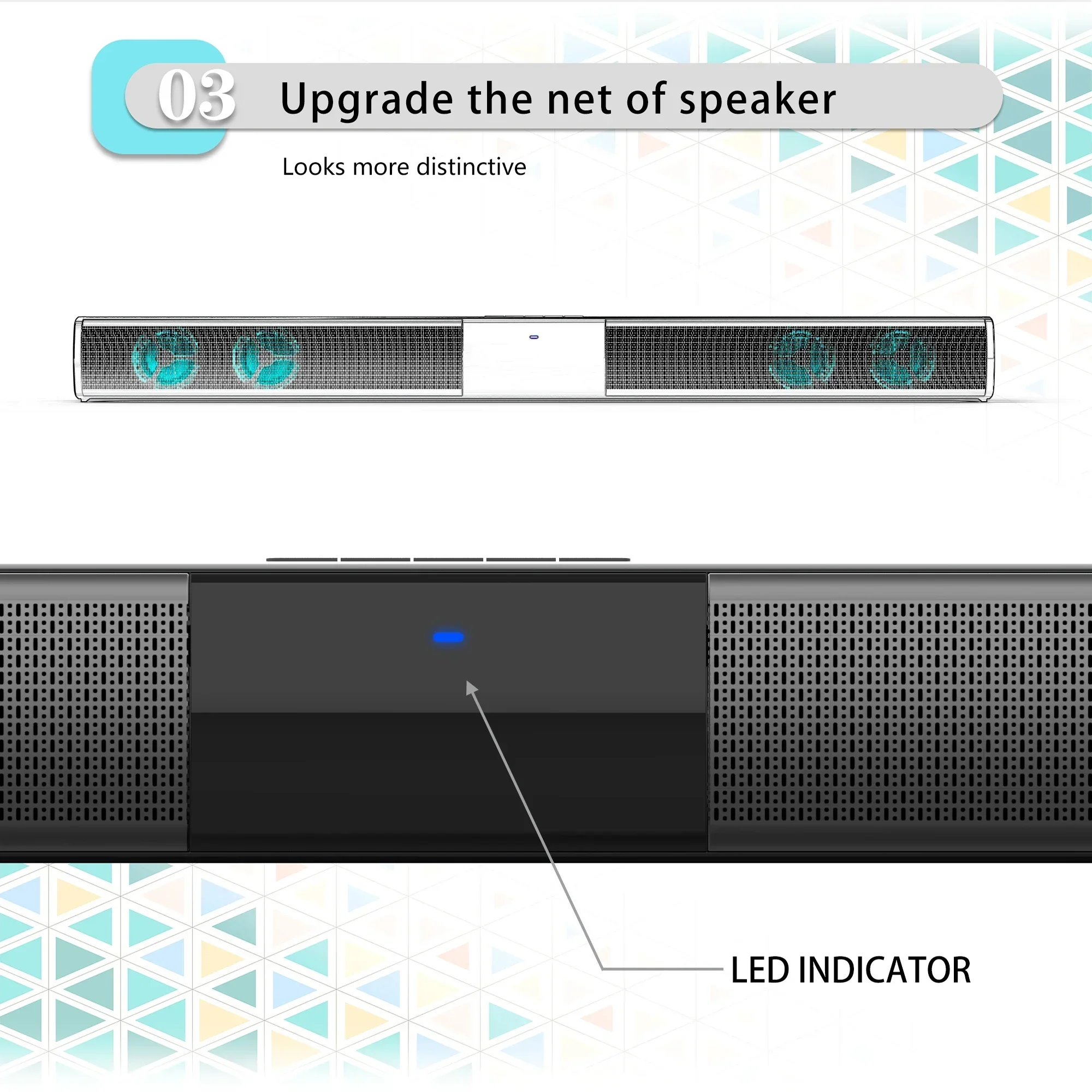 Imagem -06 - Barra de Som Bluetooth com Controle Remoto Bs28e Alto-falante Bluetooth Sistema de Música Hifi tv Computador Echo Parede Home Theater Estéreo Subwoofer