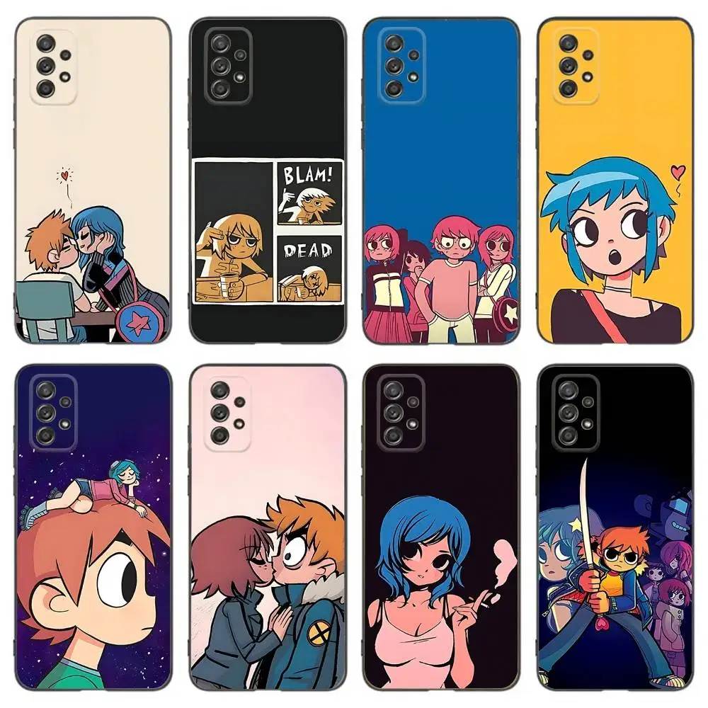 

S-Scott Anime Pilgrim Phone Case For Samsung Galaxy A 91,80,73,72,53,52,51,22,5G,Plus,J,Note Soft Black Cover